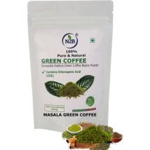 N2B Organic Masala Green Coffee Beans Powder 230g Instant Coffee  (230 g, Spices Flavored)