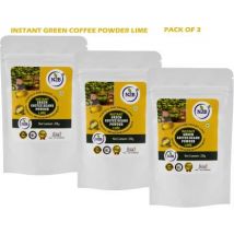N2B Instant Green Coffee Lime 230g Pack of 3 Instant Coffee  (3 x 230 g, Green Coffee Flavored)