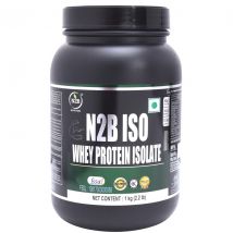 N2B ISO 100 Whey Protein Supplement with 100% Protein ISOLATE Hydrolized Whey Protein  (1 kg, Chocolate)